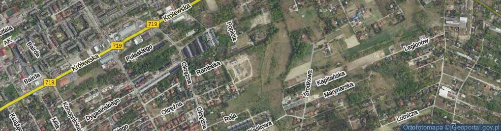 Zdjęcie satelitarne Urbanistów ul.